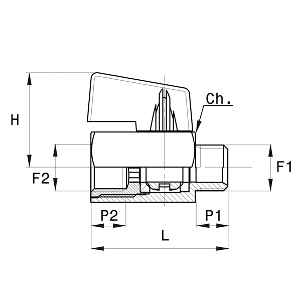 21/G - MALE and FEMALE threaded line tap - Taps and Valves - Fittings - Ani (Pack of 5 pieces) 21/G - MALE and FEMALE threaded line tap - Taps and Valves - Fittings - Ani (Pack of 5 pieces)